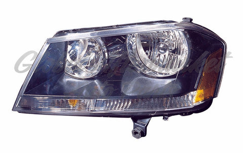 HEAD LAMP LH RT MODEL (BLACK BEZEL) CAPA
