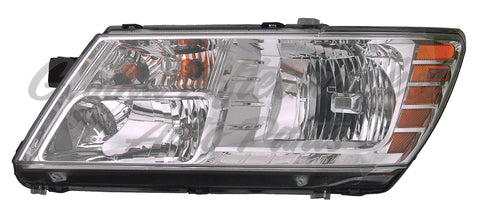 HEAD LAMP LH CHROME HALOGEN HQ