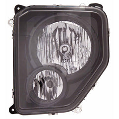 HEAD LAMP LH HALOGEN BLACK BEZEL HQ