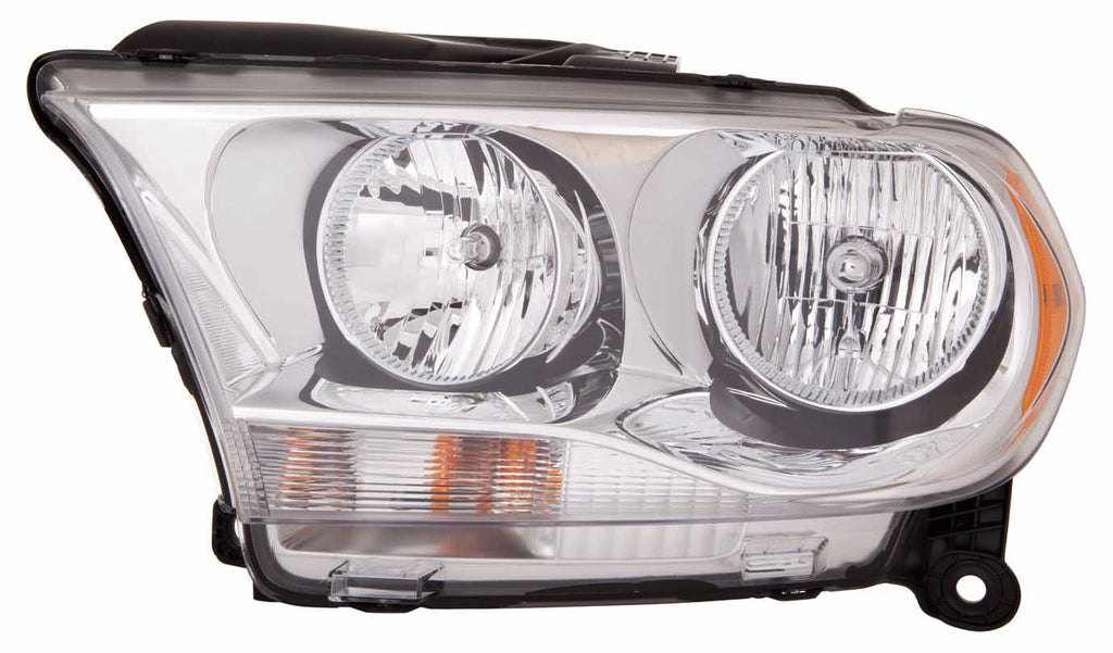 HEAD LAMP LH HALOGEN WITH CHROME TRIM CAPA