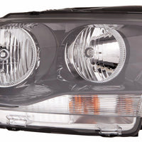 HEAD LAMP LH HALOGEN BLACK TRIM CAPA