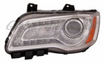HEAD LAMP LH HALOGEN CHROME BEZEL HQ — photo 1
