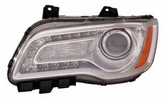 HEAD LAMP LH HALOGEN CHROME BEZEL HQ