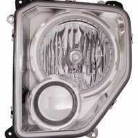 HEAD LAMP LH CHROME BEZEL W/O FOG LAMP ROUND BULB SHIELD CAPA