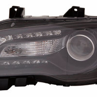 HEAD LAMP LH HALOGEN BLACK BEZEL CAPA