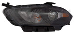 HEAD LAMP LH HALOGEN BLACK BEZEL W/O LOGO HQ — photo 1