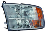 HEAD LAMP LH CHROME HALOGEN W/O DRL W/O PROJECTOR TYPE / FITS ALL MODELS 2ND DESIGN WITH DUAL REAR WHEEL REFLECTOR CAPA — photo 1