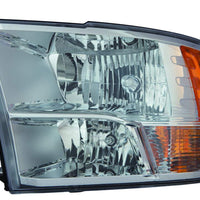 HEAD LAMP LH CHROME HALOGEN W/O DRL W/O PROJECTOR TYPE / FITS ALL MODELS 2ND DESIGN WITH DUAL REAR WHEEL REFLECTOR CAPA