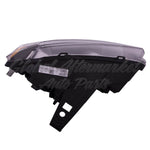 HEAD LAMP LH HALOGEN BLACK BEZEL CAPA — photo 5