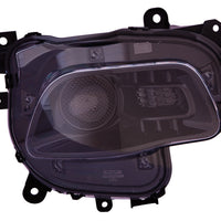 HEAD LAMP LH HALOGEN BLACK BEZEL