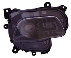 HEAD LAMP LH HALOGEN BLACK BEZEL HQ