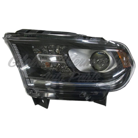 HEAD LAMP LH HALOGEN BLACK BEZEL W/O LED DRL CAPA