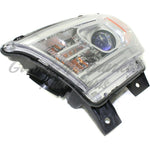 HEAD LAMP LH HALOGEN CHROME BEZEL W/O LED DRL CAPA — photo 5