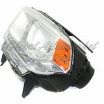 HEAD LAMP LH HALOGEN CHROME BEZEL W/LED DRL HQ — photo 4