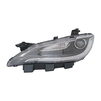 HEAD LAMP LH W/O LED DRL CHROME TRIM CAPA