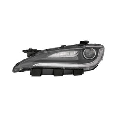 HEAD LAMP LH HID W/LED DRL CHROME TRIM CAPA