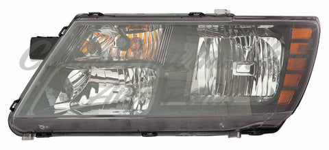 HEAD LAMP LH HALOGEN W/BLACK TRIM HQ