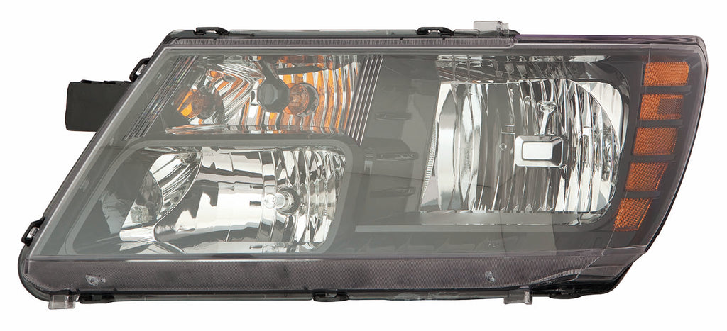HEAD LAMP LH HALOGEN W/BLACK TRIM CAPA