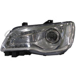 HEAD LAMP LH HALOGEN CHROME BEZEL W/ REFLECTOR CAPA — photo 1