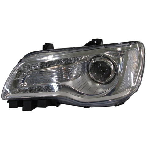 HEAD LAMP LH HALOGEN CHROME BEZEL W/ REFLECTOR CAPA