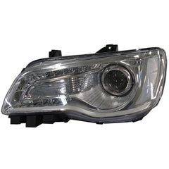 HEAD LAMP LH HALOGEN CHROME BEZEL W/ REFLECTOR