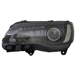 HEAD LAMP LH HALOGEN BLACK BEZEL — photo 1