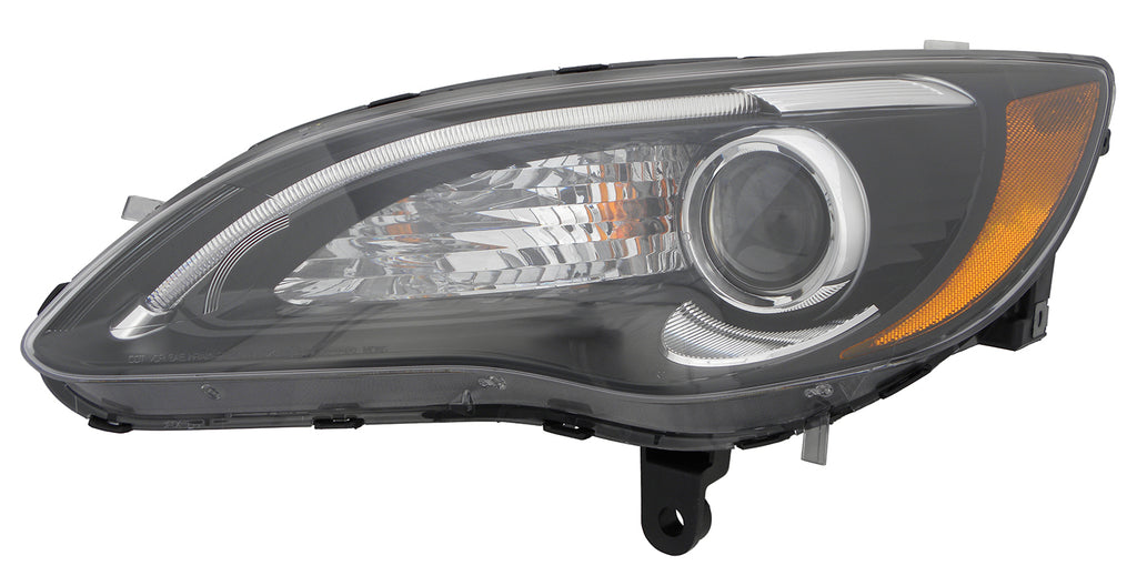 HEAD LAMP LH HALOGEN BLACK BEZEL S MODEL CAPA