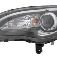 HEAD LAMP LH HALOGEN BLACK BEZEL S MODEL HQ