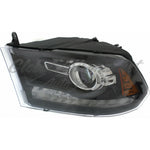 HEAD LAMP LH HALOGEN PROJECTOR TYPE BLACK BEZEL W/O LOGO HQ — photo 3