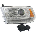HEAD LAMP LH HALOGEN PROJECTOR CHROME BEZEL CAPA — photo 2