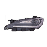 HEAD LAMP LH HALOGEN W/LED W/CHROME TRIM CAPA