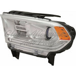 HEAD LAMP LH W/O LED LAMP CHROME TRIM CAPA — photo 4