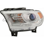 HEAD LAMP LH W/O LED LAMP CHROME TRIM CAPA — photo 5