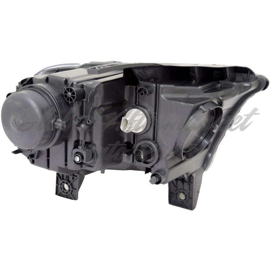 HEAD LAMP LH HALOGEN BLACK BEZEL W/LED DRL CAPA
