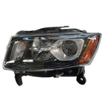 HEAD LAMP LH HALOGEN STD TYPE BLACK BEZEL HQ — photo 1