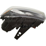 HEAD LAMP LH HALOGEN STD TYPE BLACK BEZEL CAPA — photo 2