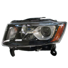 HEAD LAMP LH HALOGEN STD TYPE BLACK BEZEL HQ