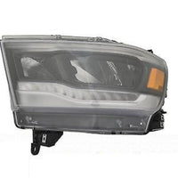 HEAD LAMP LH LED W/BLACK BEZEL / REFLECTOR TYPE W/O LOGO