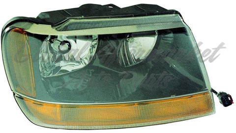 HEAD LAMP RH YELLOW HQ