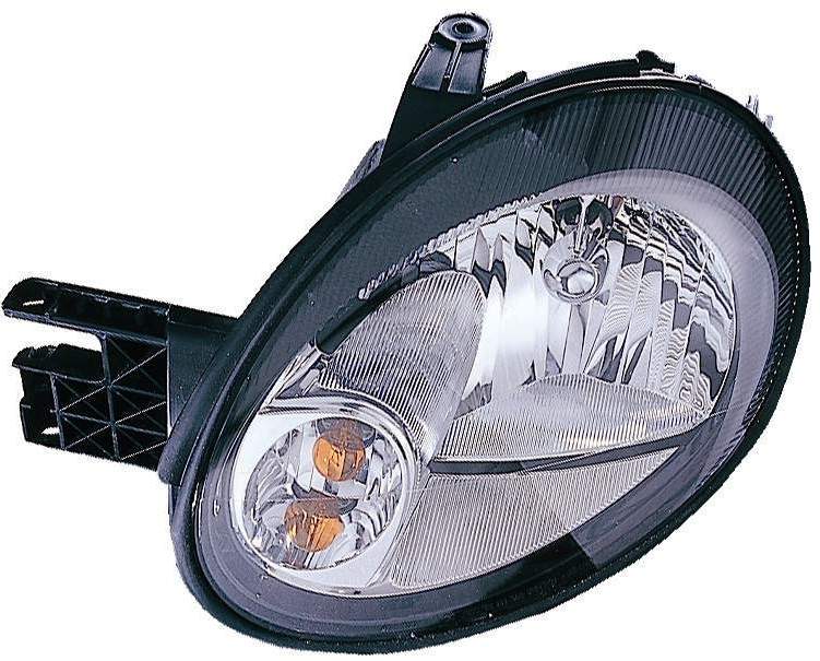 HEAD LAMP RH BLACK BEZEL