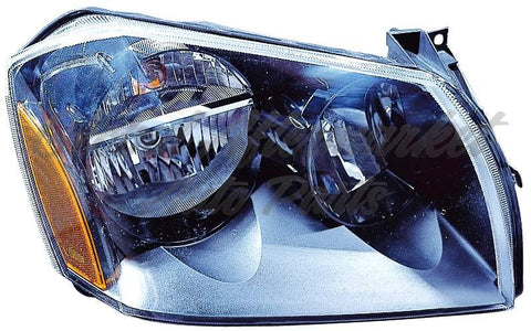 HEAD LAMP RH W/BLACK BEZEL 2.7-3.5LS HQ