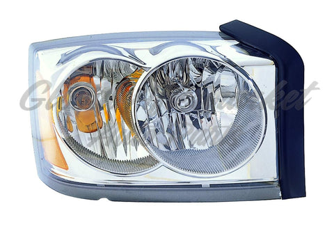 HEAD LAMP RH W/O BLACK BEZEL HQ