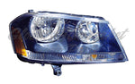 HEAD LAMP RH RT MODEL BLACK BEZEL HQ — photo 1