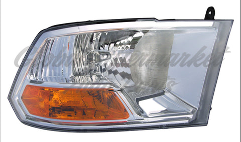 HEAD LAMP RH W/O QUAD CAPA
