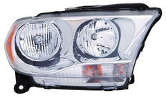 HEAD LAMP RH HALOGEN WITH CHROME TRIM CAPA