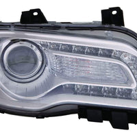 HEAD LAMP RH HALOGEN CHROME BEZEL CAPA