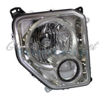 HEAD LAMP RH CHROME BEZEL W/O FOG LAMP ROUND BULB SHIELD CAPA — photo 2