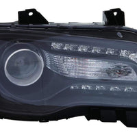 HEAD LAMP RH HALOGEN BLACK BEZEL CAPA