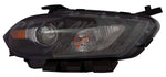 HEAD LAMP RH HALOGEN BLACK BEZEL W/O LOGO HQ — photo 1