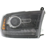 HEAD LAMP RH HALOGEN PROJECTOR BLACK BEZEL CAPA — photo 2